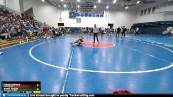 90 lbs Semifinal - Colson Siemens, Dean Morgan vs Wyatt Mason, Sage Valley Jr High