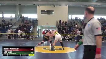 285 lbs Semifinal - Joe Yanis, College At Brockport vs Peter Wersinger, The College Of New Jersey