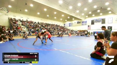 120 lbs Champ. Round 1 - Ethan Duenas, Friendly Hills Wrestling Club vs Danny Cortes, Orange