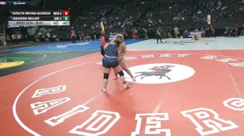 3rd Place Match - Evelyn Bryan-Aldrich, Palmyra vs JaeLeigh Miller, Lyons-Decatur Northeast