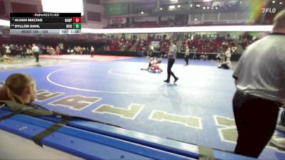 126 lbs Champ. Round 2 - Alijah Macias, Nampa vs Dyllon Dahl, Boise