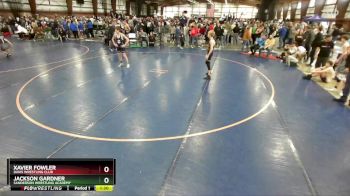 95 lbs 5th Place Match - Jackson Gardner, Sanderson Wrestling Academy vs Xavier Fowler, Davis Wrestling Club