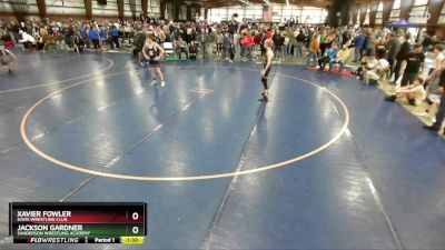 95 lbs 5th Place Match - Jackson Gardner, Sanderson Wrestling Academy vs Xavier Fowler, Davis Wrestling Club