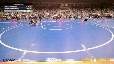 Rr Rnd 1 - Jayci Thompson, Little Axe Takedown Club vs Harper Sampson, Coweta Tiger Wrestling