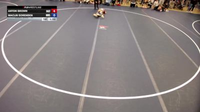 67 lbs 5th Place Match - Anton Brown, Hastings vs Maclin Sorensen, MN Elite