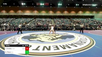 157 lbs Semifinal - Isaiah Crosby, UNATT-Oregon State vs AJ Raya, California Baptist University