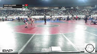138 lbs Consi Of 8 #2 - Sarah Gallagher, Yukon MS Girls vs Jenna Stout, Little Axe Takedown Club