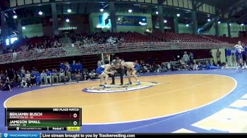 120 lbs Placement Matches (16 Team) - Benjamin Busch, Manhattan HS vs Jameson Small, Kearney