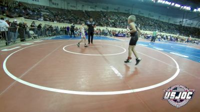 49 lbs Round Of 16 - Stetson Brock, Elgin Wrestling vs Jagger Simpson, Cushing Tigers