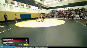 220 lbs Champ. Round 1 - Carson Sasse, Tonasket vs Grant Carroll, Mead