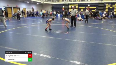 56 lbs Consy 5 - Grady Dykhouse, Lowell vs Leo Vercelli, F.l.o.w