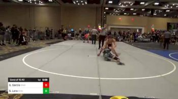 130 lbs Consi Of 16 #2 - Gavin Garcia, Spartan Mat Club vs Sonny Lora, Rebel WC