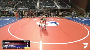 87 lbs Semifinal - Ej Rivera, Top Of The Rock Wrestling Club vs Canon Horner, Natrona Colts Wrestling