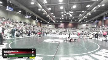 Quarterfinal - Dakota Bechtol, Grantsville vs Kyra Defino, Juab