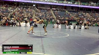 2A 144 lbs Cons. Round 2 - Khamani Barclift, Northeastern vs Nicholas Johnson, Heide Trask