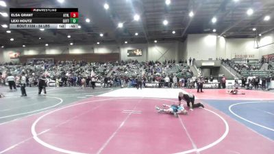 54 lbs Rr Rnd 3 - Elsa Grant, Athlos Wrestling vs Lexi Houtz, Cottage Grove WC
