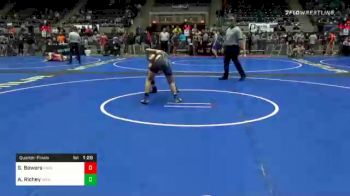 106 lbs Quarterfinal - Sophie Bowers, King Select Wrestling vs Avery Richey, Vian Youth Wrestling