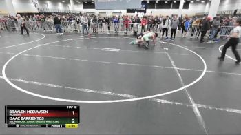 187 lbs Quarterfinal - Isaac Barrientos, Bolingbrook Junior Raiders Wrestling Club vs Braylen Meeuwsen, Michigan