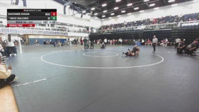 141 lbs Champ. Round 2 - Davonne Dixon, Mt. San Antonio College vs Nico Salcido, Delta College