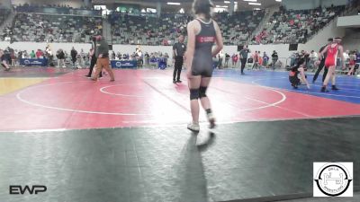 108 lbs Round Of 16 - Yareli Flores, Bristow vs Estella Woods, Claremore Wrestling Club