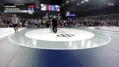 138 lbs Cons. Sub-rd Of 32 - Kane Dauber, IL vs Bryson Burton, OK