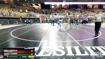 100 lbs Quarterfinal - Sayrui Caceres, Lincoln vs Kiera Partello, Barron Collier