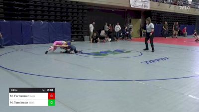 68 lbs Quarterfinal - Madison Farberman, Bainbridge, NY vs Madison Tomlinson, Bensalem, PA