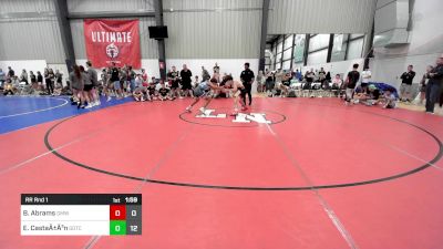 103 lbs Rr Rnd 1 - Brayden Abrams, Gold Medal WC vs Elijah CastaÃ±Ã³n, Team Gotcha