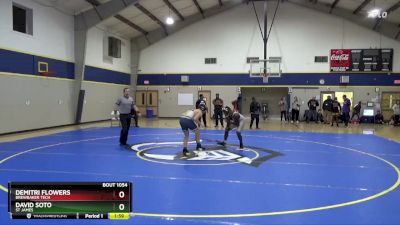 177 lbs Champ. Round 1 - David Soto, St James vs Demitri Flowers, Brewbaker Tech