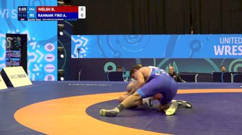 86 kg 1/4 Final - Rocco Welsh, United States vs Abolfazl Rahmani Firouzjaei, Iran
