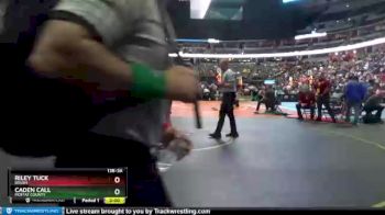 138 lbs Champ. Round 1 - Caden Call, Moffat County vs Riley Tuck, Brush