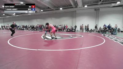 74 lbs Cons. Round 2 - Seth Digby, Relentless Training Center vs Vinnie Abbey, Warrior Regional Training Center