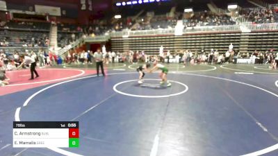 78 lbs Round Of 16 - Cruz Armstrong, Sublime Wrestling Academy vs Easton Mamalis, Green River Grapplers