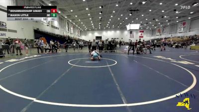 93 lbs Cons. Semi - Mason Little, Journeymen Wrestling Club vs Muhammadsharif Jumaev, Elite Wrestling Academy