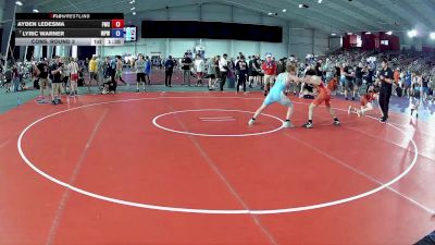 126 lbs Cons. Round 3 - Ayden Ledesma, Foxfire Wrestling Club vs Lyric Warner, Michigan Premier WC