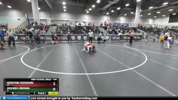 144 lbs Semifinal - AshLynn Goodwin, KS vs Moorea Brown, IA