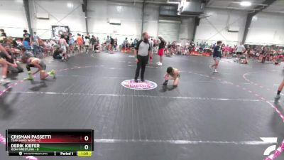 80 lbs Semis (4 Team) - Crisman Passetti, Team Hard Work vs Derik Kiefer, Icon Wrestling