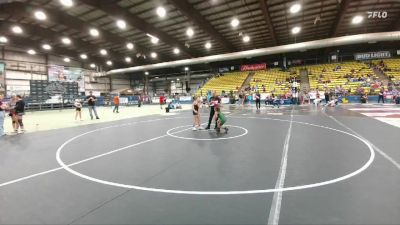 65 lbs Round 3 - Harmony Markham, Unattached vs Keegan Clark, Team Champs