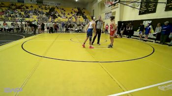 132 lbs Quarterfinal - Cole Cushman, Fort Gibson vs Maddox Huxtable, Vinita JH