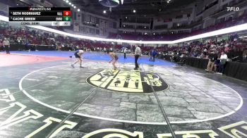 106 lbs Cons. Semi - Seth Rodriguez, Vallivue vs Cache Green, Emmett