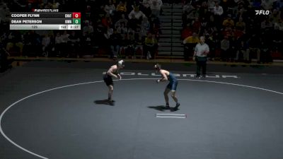 125 lbs Finals (2 Team) - Cooper Flynn, Chattanooga vs Dean Peterson, Iowa
