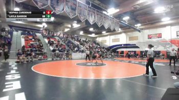 135 lbs Semifinal - Sophia Cardenas, Eleanor Roosevelt vs Layla Barron, Murrieta Mesa