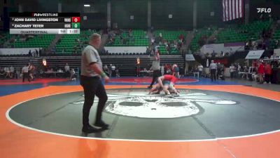 7A 285 lbs Quarterfinal - John David Livingston, Vestavia Hills vs Zachary Teter, Huntsville