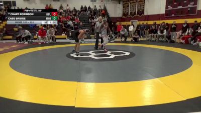 120 lbs Champ. Round 2 - Case Bridge, Avon vs Chazz Robinson, Homewood-Flossmoor