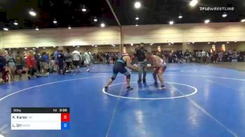 88 kg Prelims - Kevin Kares, Las Vegas Wrestling Club vs Louis Orr, Warriors Warehouse - Winona Youth Wrestling