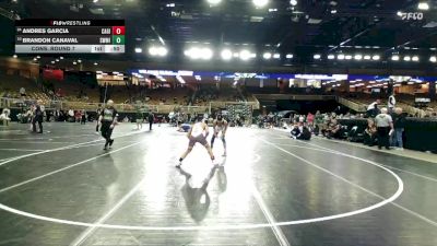 113 lbs Cons. Round 7 - Brandon Canaval, Southwest Miami vs Andres Garcia, Cardinal Gibbons