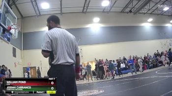 108 lbs Quarterfinal - Josiah Carranco, Carolina Reapers vs William Pond, C2X