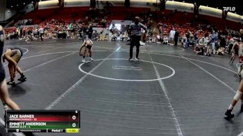 88 lbs Round 5 (8 Team) - Jace Barnes, Meridian Maniacs vs Emmett Anderson, Warner Elite