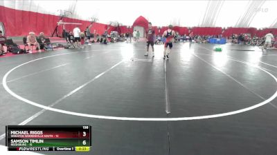 144 lbs Champ Round 1 (16 Team) - Sean Malee, Wheaton Warrenville South vs Taven Johnson, Reedsburg