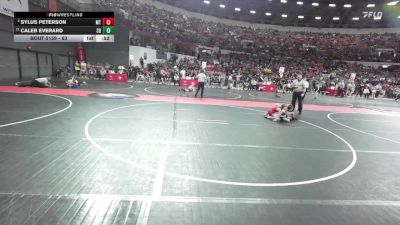 63 lbs Champ. Round 2 - Sylus Peterson, Medford/Crass Trained vs Caleb Everard, Southern Door